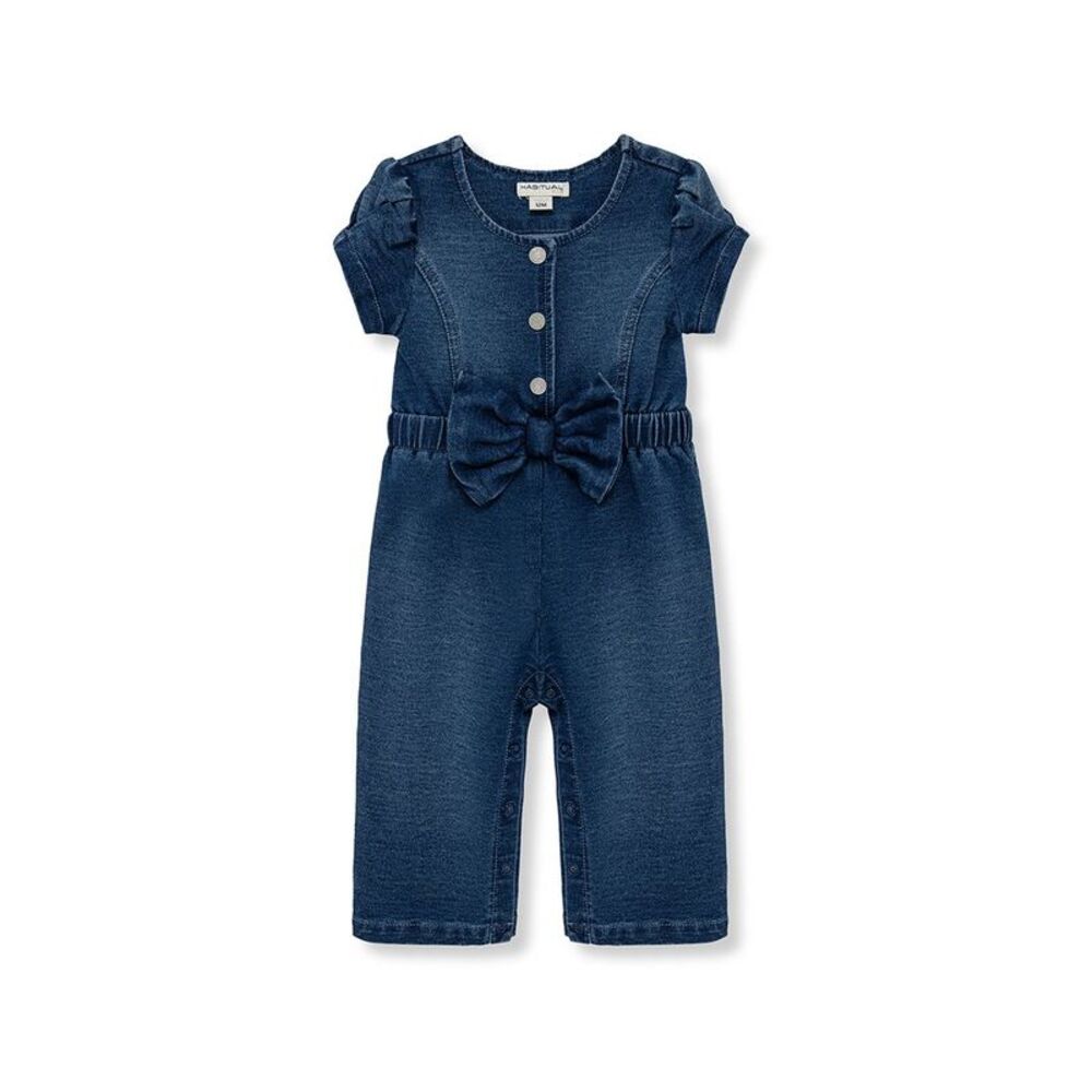 Habitual Girls  Bow Front Jumpsuit, Blue